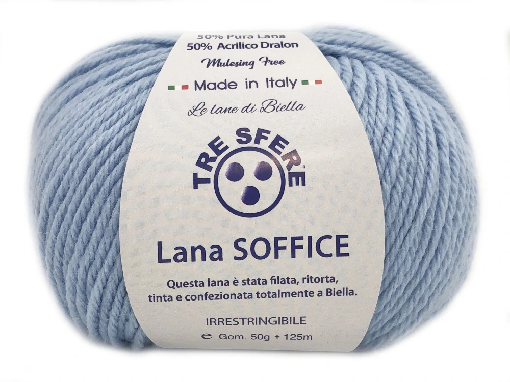 Lana Soffice 19 - nebeská modrá