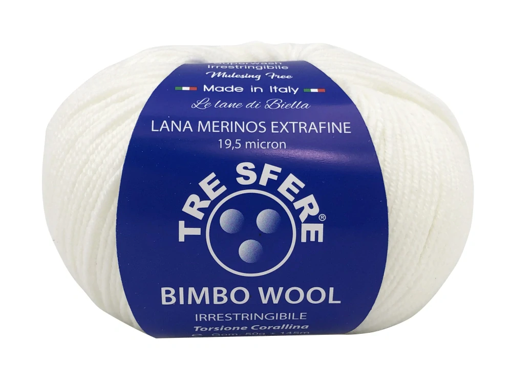 Bimbo Wool 1 - biela