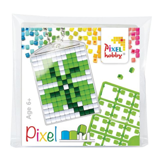 Pixelhobby kľúčenka - štvorlístok
