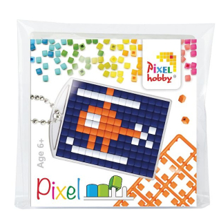 Pixelhobby kľúčenka - helikoptéra