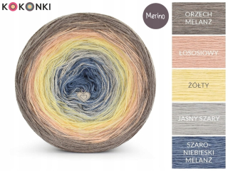Kokonki merino 1000 m 3nitka 719