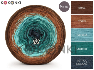 Kokonki merino 1200 m 3nitka 723