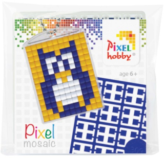 Pixelhobby kľúčenka set - sova