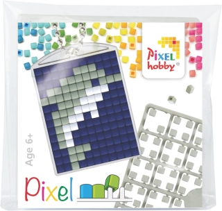 Pixelhobby kľúčenka set - delfín
