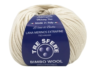 Bimbo Wool 123 - krémová